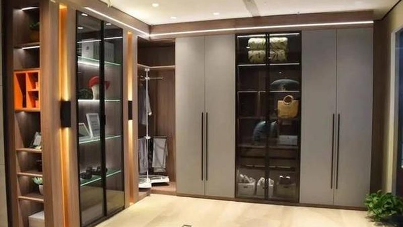 小户型全屋定制效果图原木风